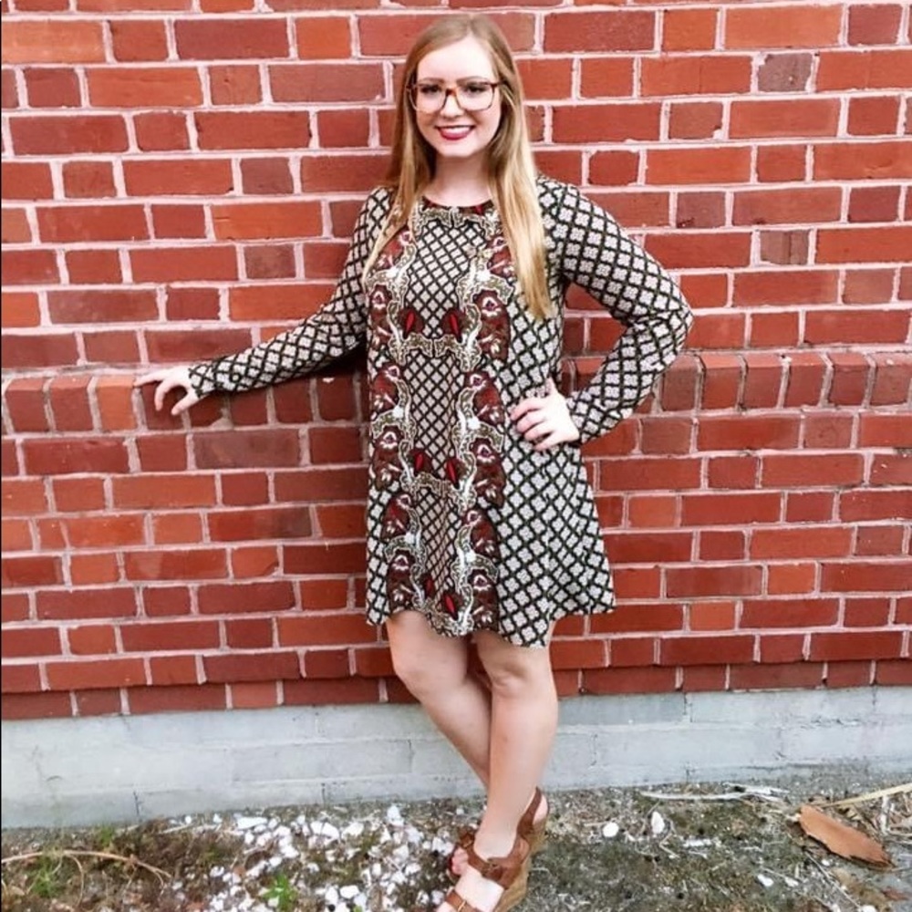 Target Shift Long Sleeve Dress